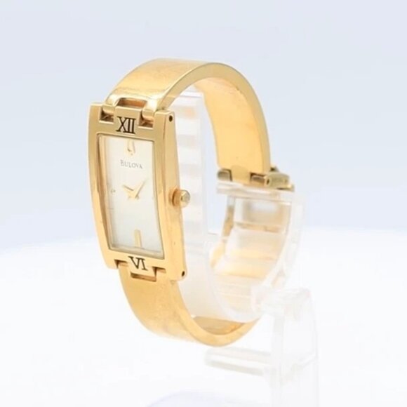2004 Bulova 97T46 Commerce Route Ladies Quartz Wristwatch Japan Gold Tone - Picture 1 of 5